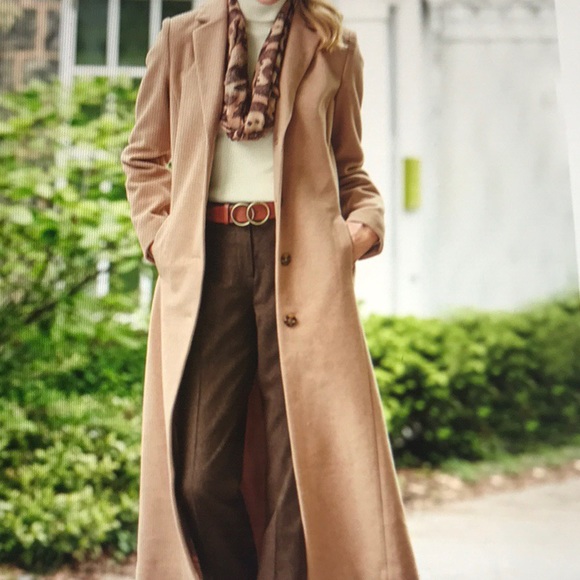 JONES NEW YORK LONG WOOL COAT - Picture 8 of 8